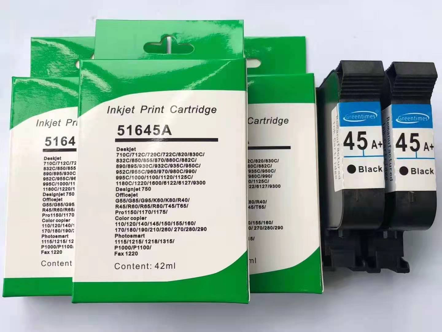 HP45墨盒安裝注意事項